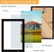7x11 Picture Frame Black for Wall Mounting or Tabletop, Wood 7 x 11 Frame Photo Frame for Wall Hanging Horizontally or Vertically, Black, 1 Pack